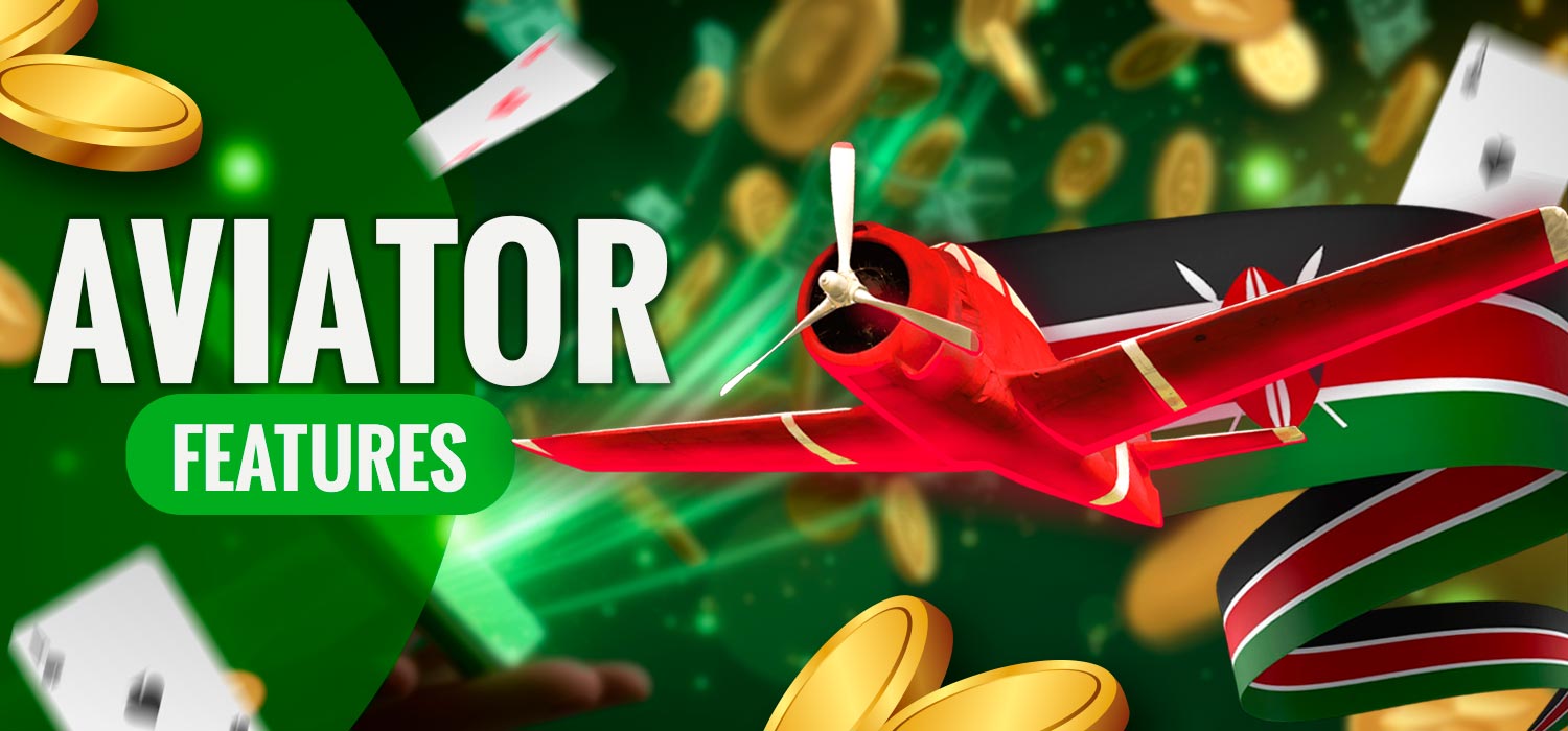 Features of the Aviator game on the Odibet casino website.