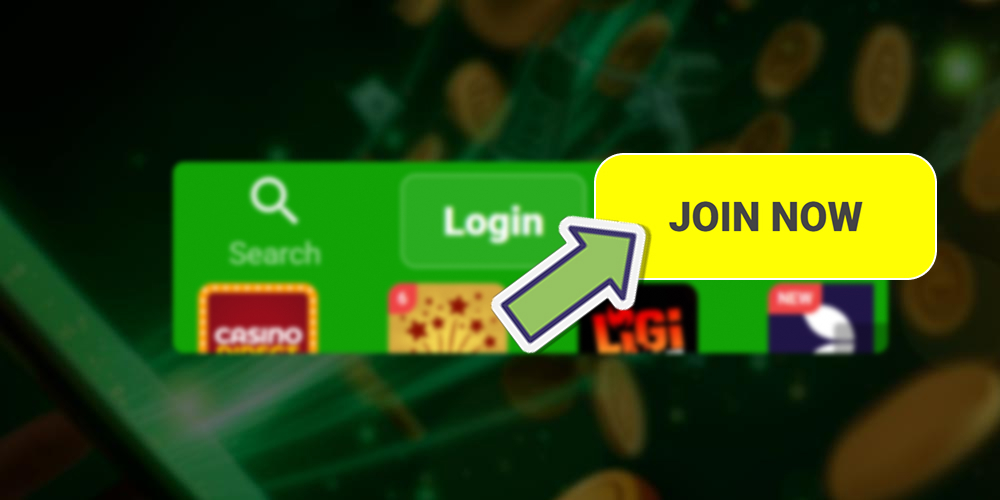 Invitation button for registration.