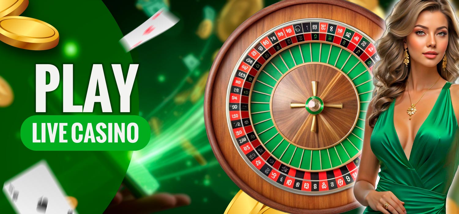 Exciting live casino games on the Odibets website.