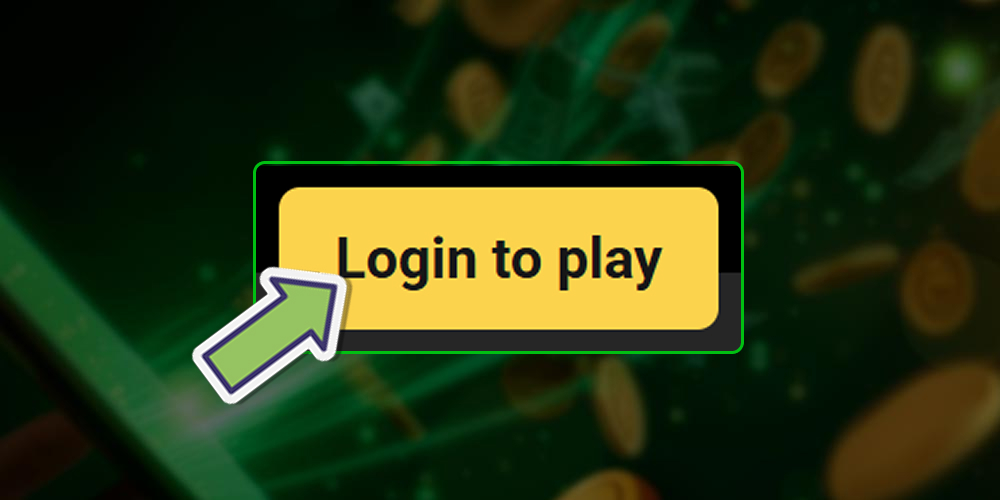 Log in to your account before playing Aviator.