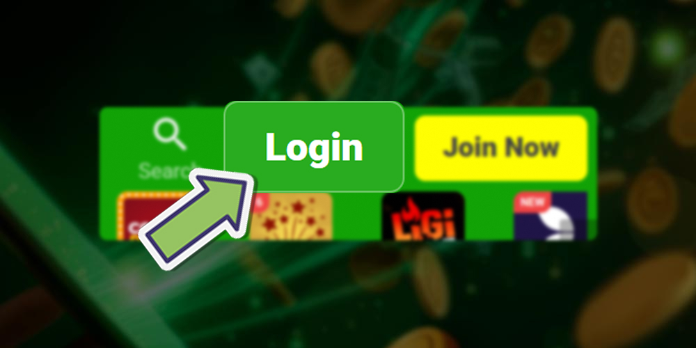Button for logging into your account.